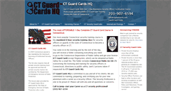 Desktop Screenshot of ctguardcards.com